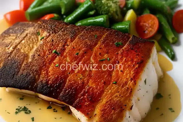 Baked Chilean Sea Bass