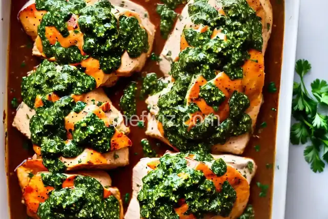 Baked Chimichurri Chicken