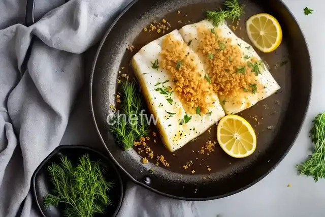 Baked Cod with Garlic And Herb Ritz Crumbs