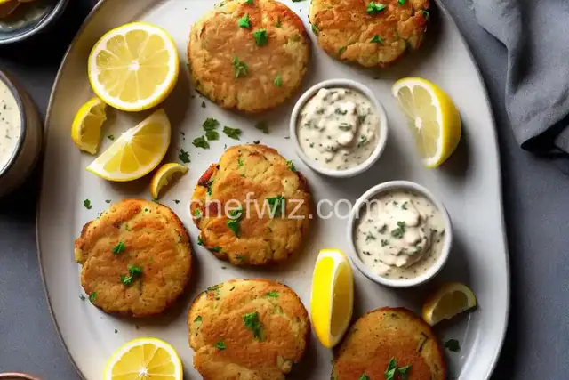Baked Crabcakes with Old Bay Remoulade