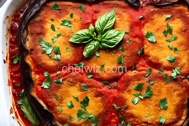 Baked Eggplant Parm