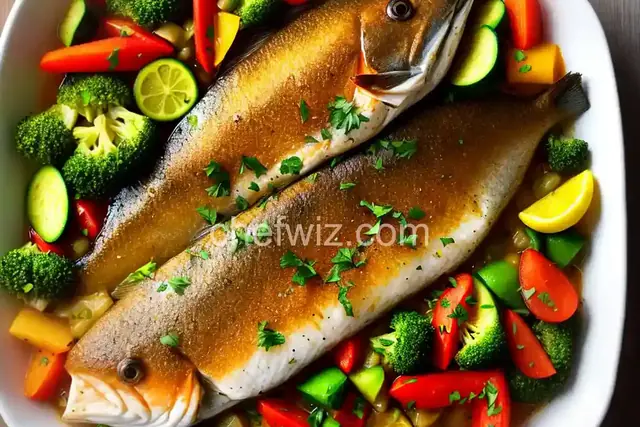 Baked Fish with Frozen Vegetables