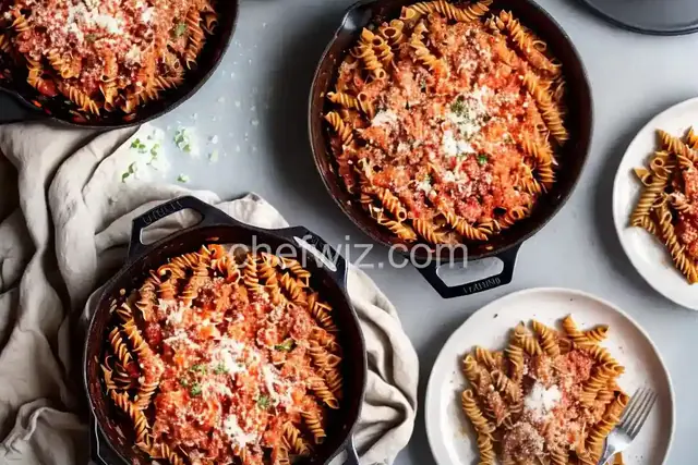 Baked Fusilli Amatriciana