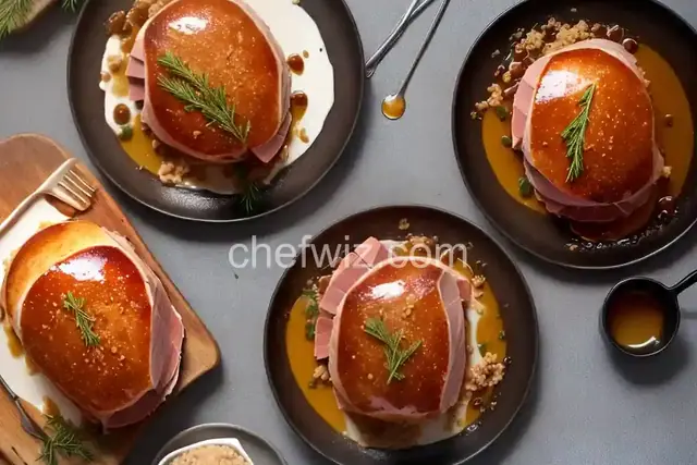 Baked Ham with Brown Sugar-Honey Glaze