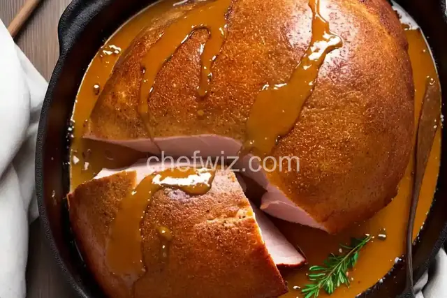 Baked Ham with Brown Sugar Mustard Glaze