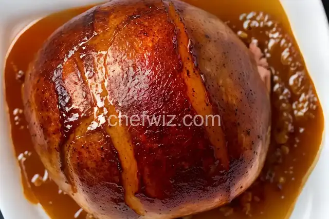 Baked Ham with Maple Glaze