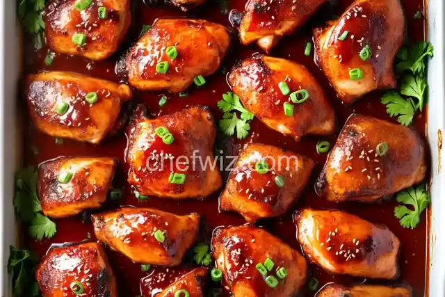 Baked Honey Barbecue Chicken