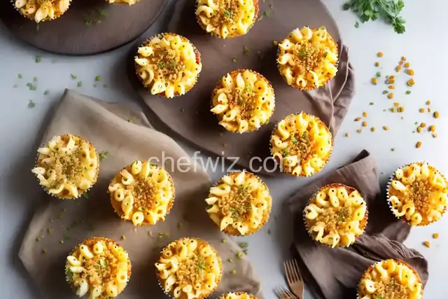 Baked Macaroni and Cheese Cupcakes