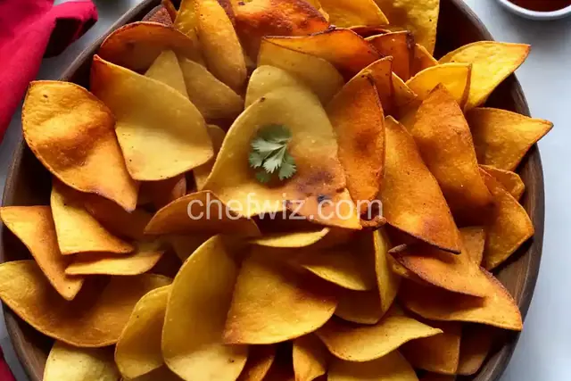Baked Mexican Chips on a Stick