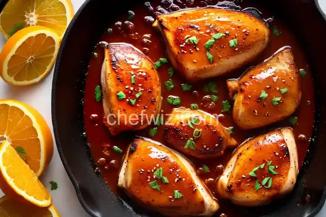 Baked Orange-Glazed Chicken