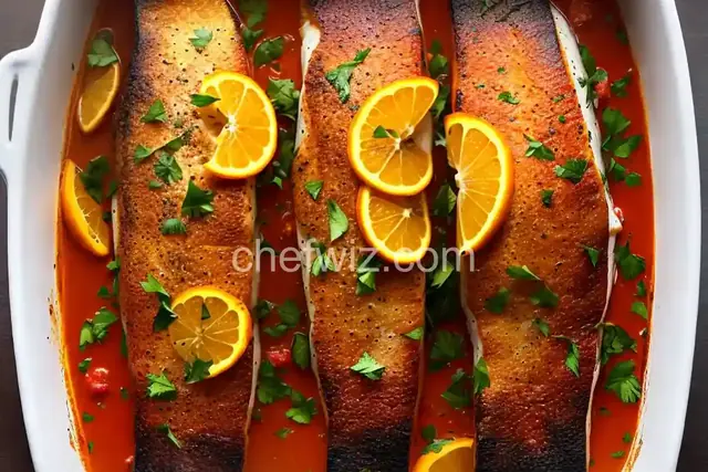 Baked Orange Roughy, Italian-Style