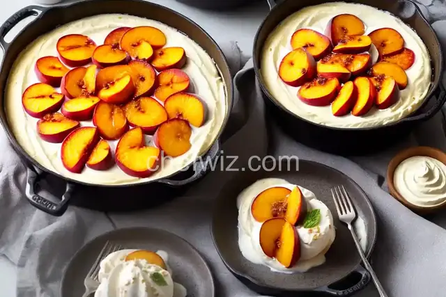 Baked Peaches 'n Cream