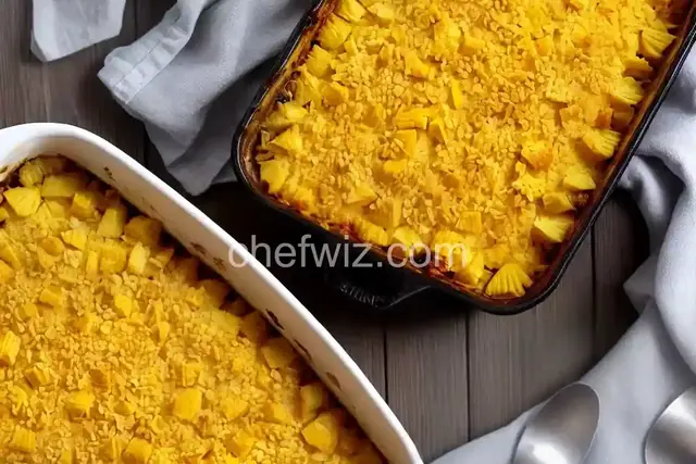Baked Pineapple Casserole
