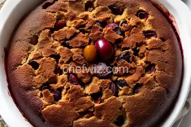 Baked Plum Pudding
