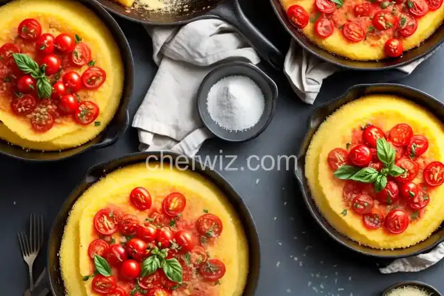 Baked Polenta with Fresh Tomatoes and Parmesan