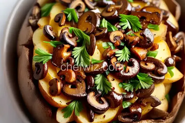 Baked Potato with Mushrooms