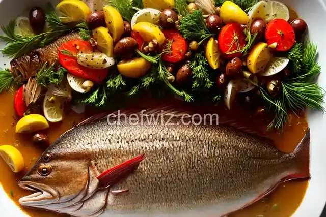 Baked Red Snapper with Fennel and Olives