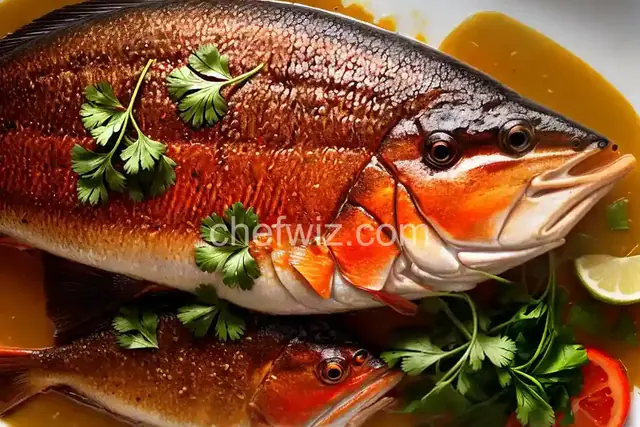 Baked Red Snapper with Garlic, Lime, and Cilantro