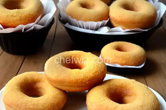 Baked Rice Flour Doughnuts