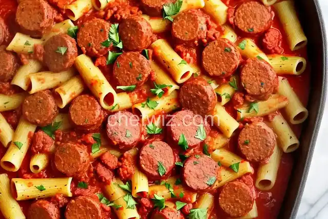 Baked Rigatoni with Sausage