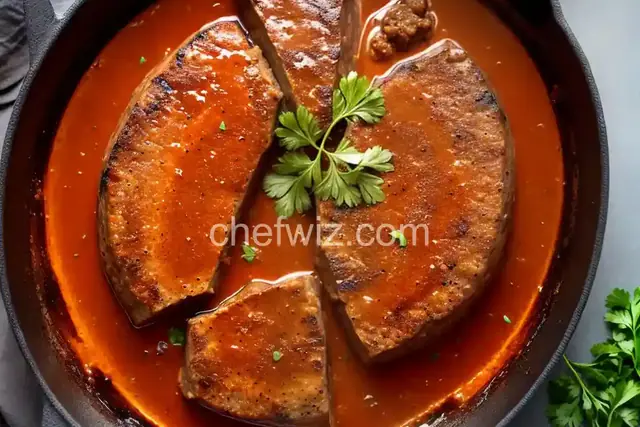 Baked Round Steak in Barbeque Sauce