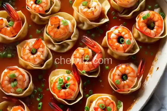 Baked Shrimp Wontons