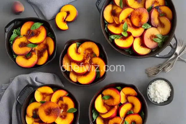 Baked Sliced Peaches