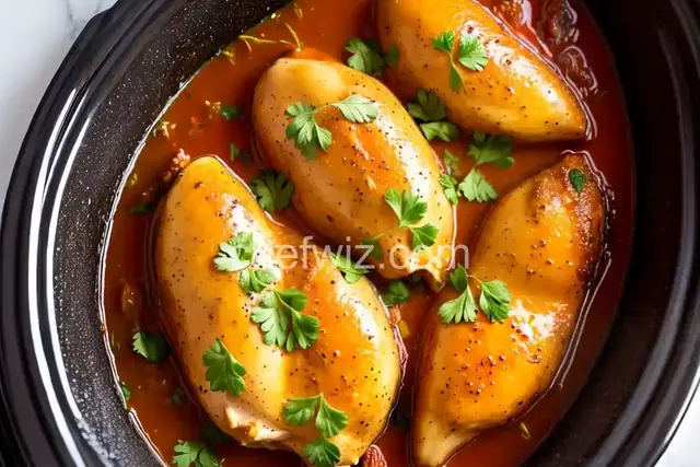Baked Slow Cooker Chicken