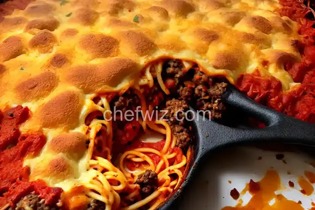 Baked Spaghetti with Venison