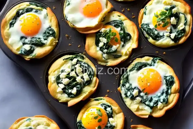 Baked Spinach and Egg White Muffins