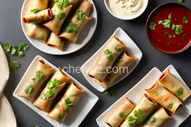 Baked Spring Rolls