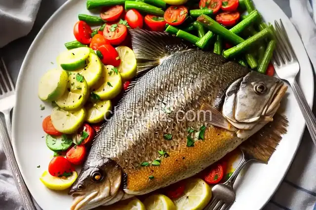 Baked Tilapia with Veggies in Foil