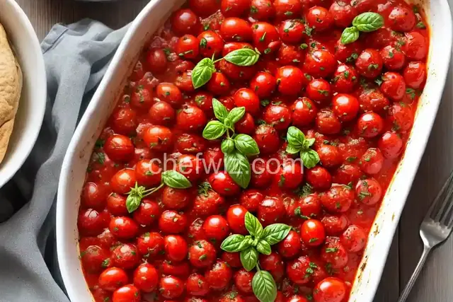 Baked Tomatoes Oregano