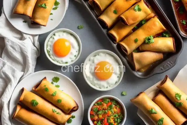 Baked Vegetable Egg Rolls
