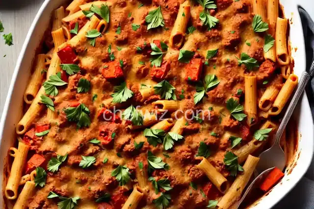 Baked Ziti with Roasted Vegetables