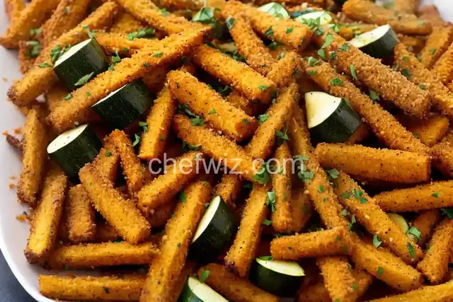 Baked Zucchini Parmesan Fries