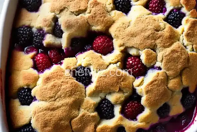 Baking Mix Blackberry Cobbler