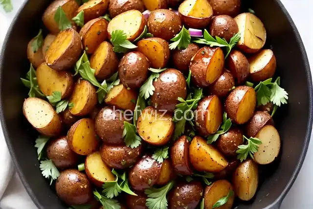 Balsamic Glazed Roasted Potato Salad