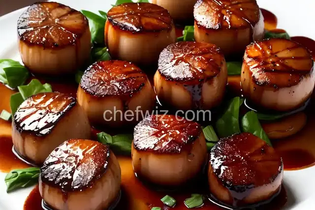 Balsamic-Glazed Sea Scallops