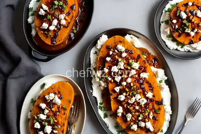 Balsamic-Roasted Pumpkin with Goat Cheese