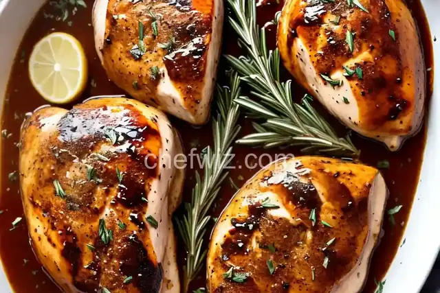 Balsamic Rosemary Chicken Two Ways