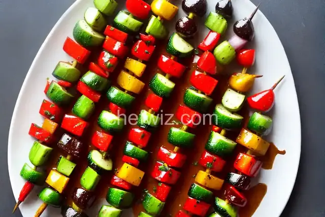 Balsamic Vegetable Skewers Recipe