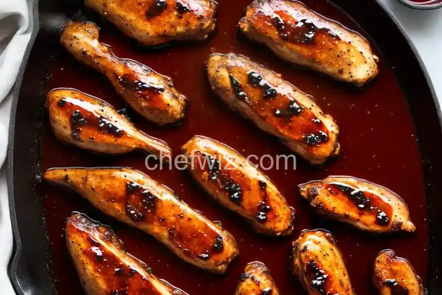 Balsamic vinegar chicken necks -cook every part