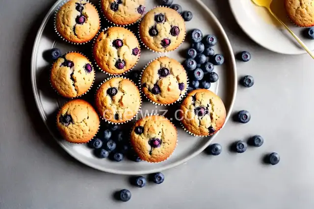 Banana Blueberry Muffins