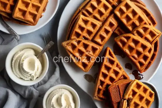 Banana Bread Waffles