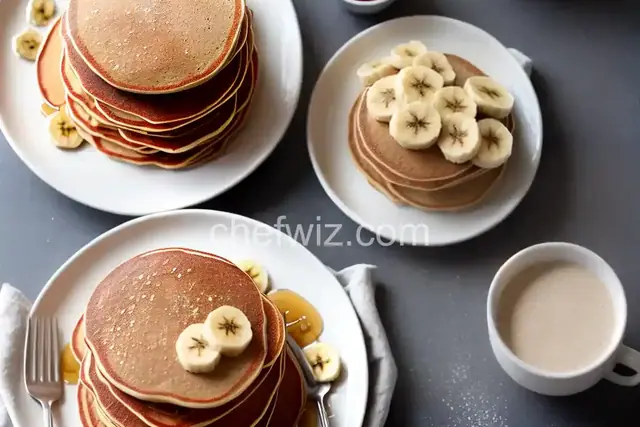 Banana Buckwheat Pancakes