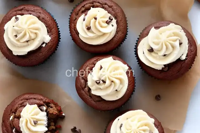 Banana Chocolate Chip Cupcakes with Cream Cheese Frosting