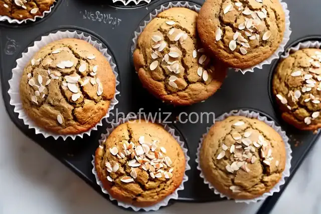 Banana Coconut Flaxseed Muffins with Apple and Chia