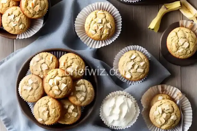 Banana Coconut Muffins
