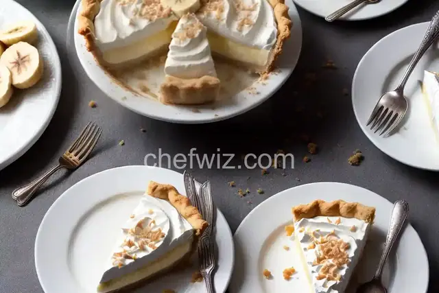 Banana Cream Pie with Coconut Crust